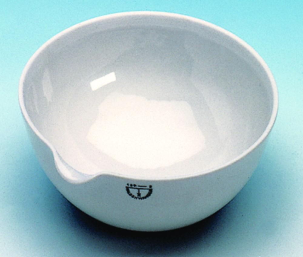 Haldenwanger Evaporating Basin, 160mm Ø, Porcelain, Form B, Semi-Deep, DIN 12903