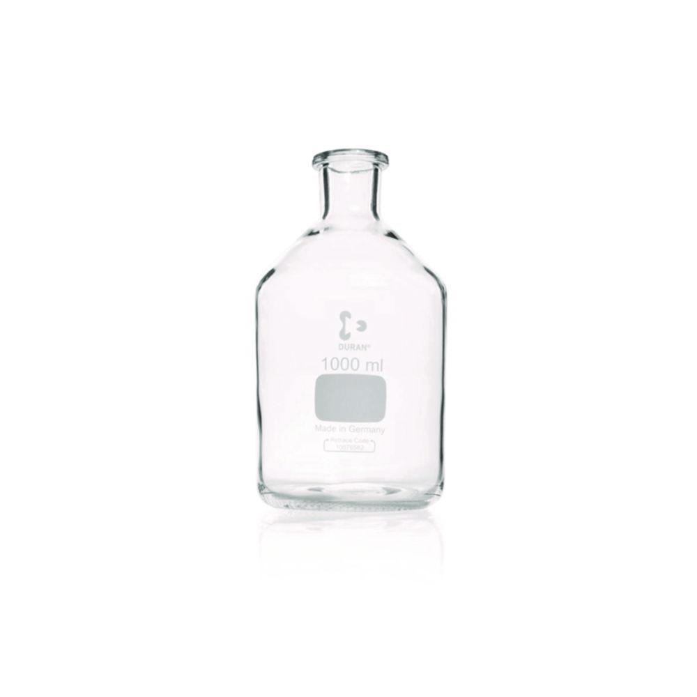 DWK Duran Narrow Neck Bottle 1L, Clear, Without Cap