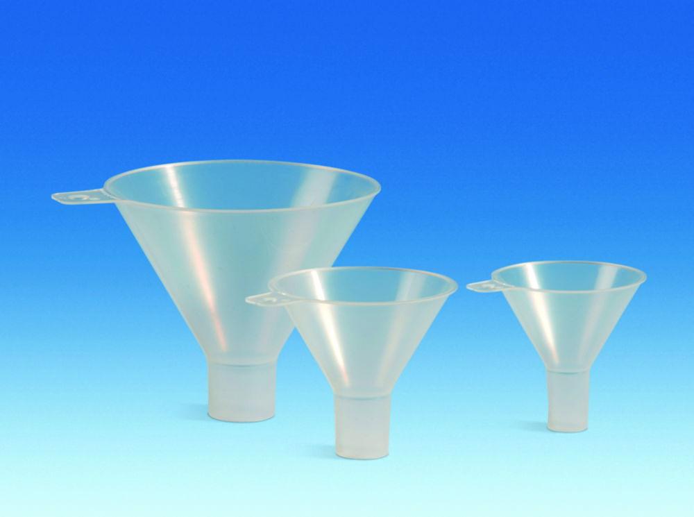 VITLAB Powder Funnel, PP, Wide Stem, Diam. 100 mm