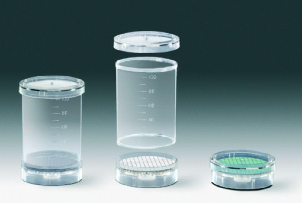 Sartorius BioSart 100 Monitor Sterile, 0.8µm, 47mm, Grey/White Filter Colour