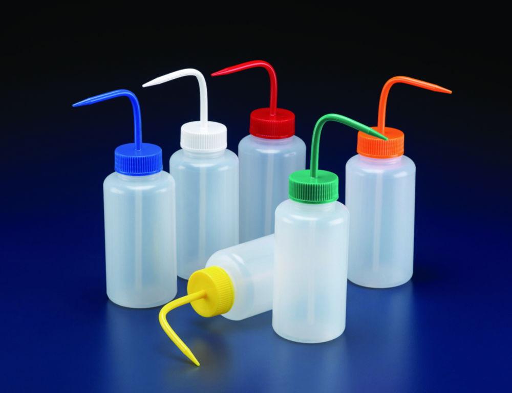 DWK Wash Bottle 500ml Wide Neck Blue Cap Pack of 5
