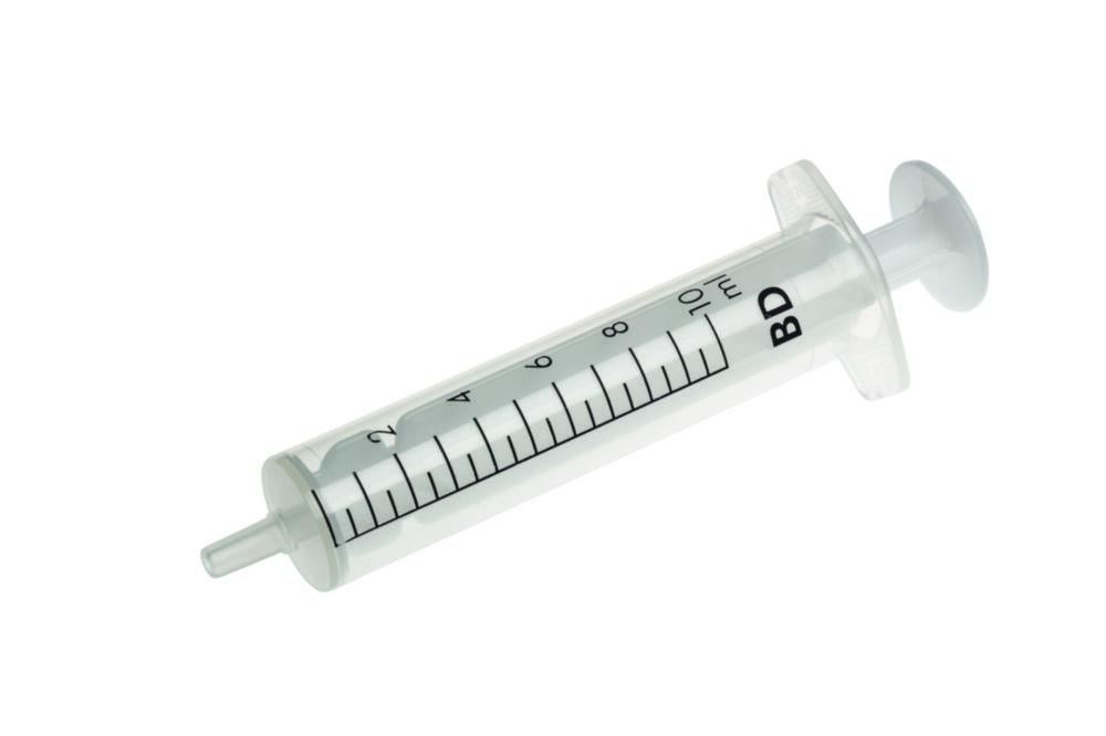 Becton Dickinson Discardit II Disposable Syringes 10 ml PP/PE, 2-Parts, Eccentric, OE-Sterilized, Pack of 100

