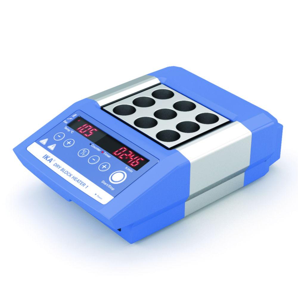 IKA Digital Block Thermostate Dry Block Heater 1 for 1 Aluminium-Block-Insert, up to 120°C