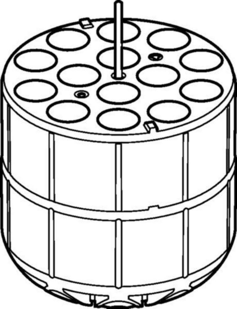 Eppendorf Adapter for 14 x 15 mL Conical Tubes for Rotor S-4-104, S-4X750, S-4X1000, Pack of 2 Pieces

