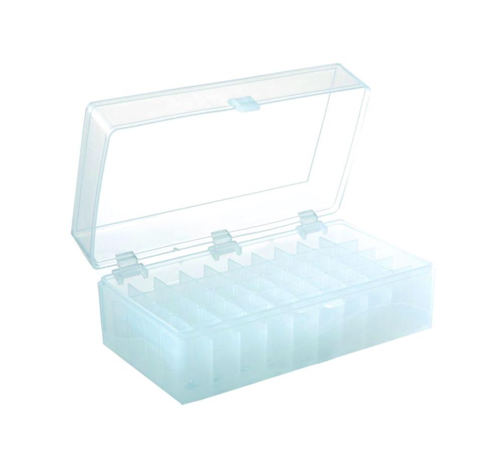 Heathrow Scientific Storage Box with Snap-Lid, PP Natural, 50-Place Capacity​