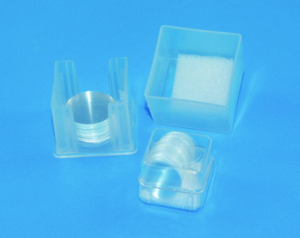 Epredia Cover Slips Round, Pure White, 0.13-0.16 mm Thickness, Diameter 14 mm (Pack of 100)