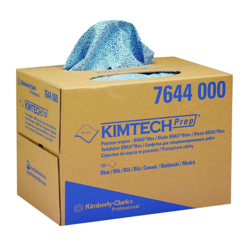 Kimberly-Clark KIMTECH Prep* Process Wipes Interfolt, Embossed, Blue, 85g/m² 30.5 x 42.5 cm, BRAG Box à 160 Cloths
