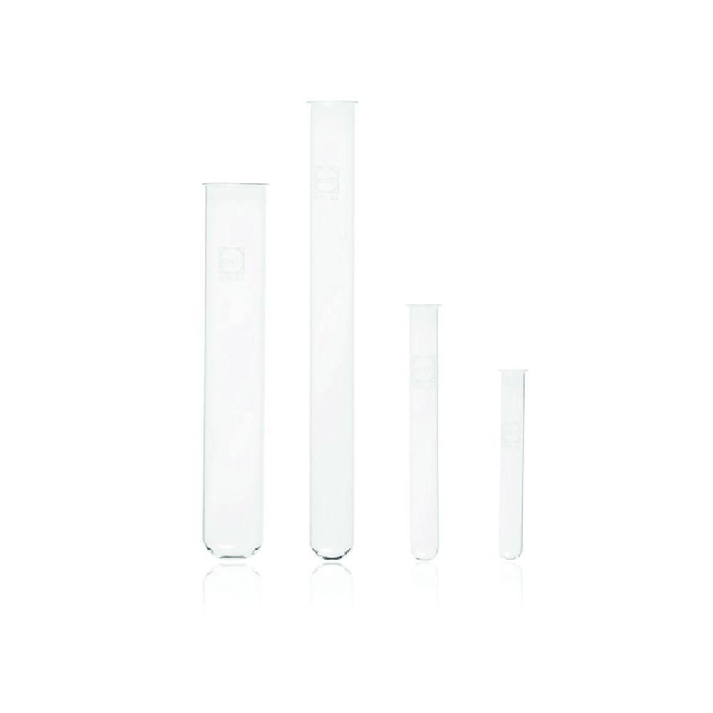 DWK Duran Test Tubes with Rim 30 x 200 mm, Pack of 50