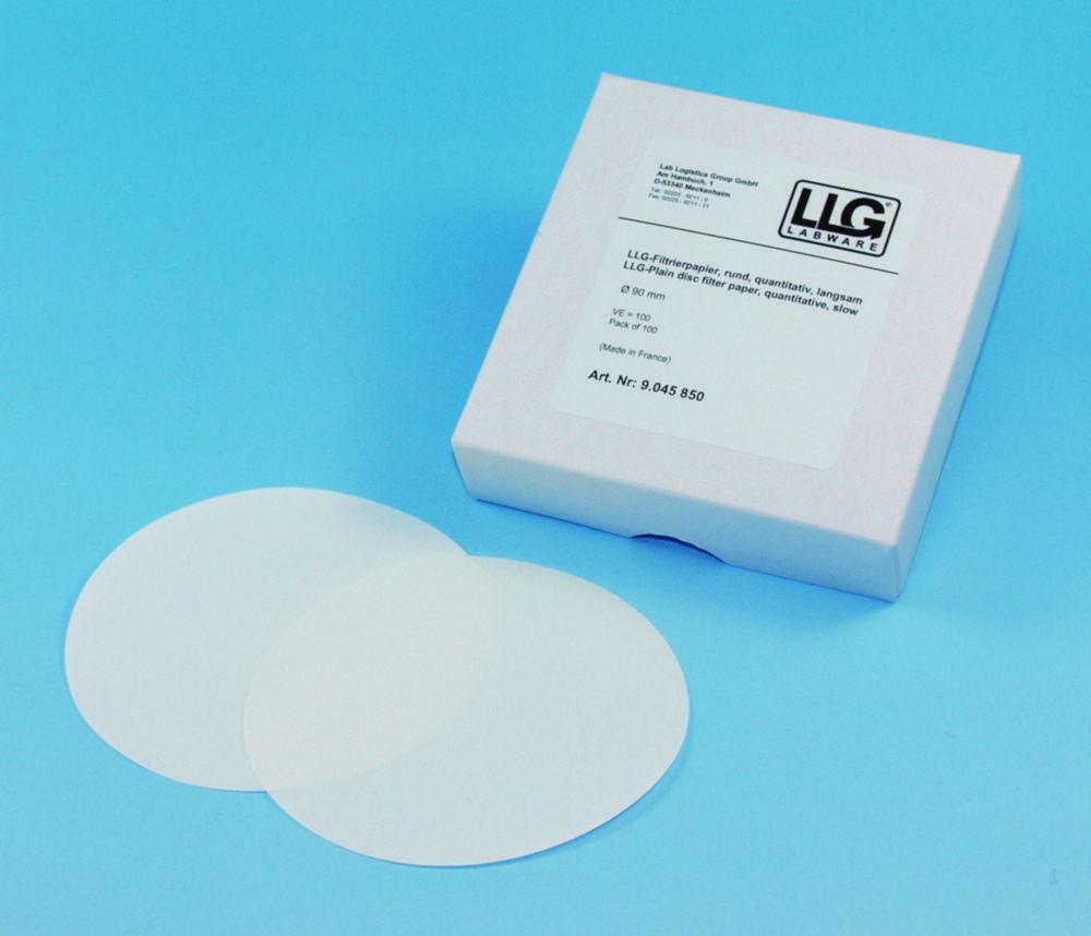 LLG Filter Circles 90mm, Quantitative Fast, Pack of 100