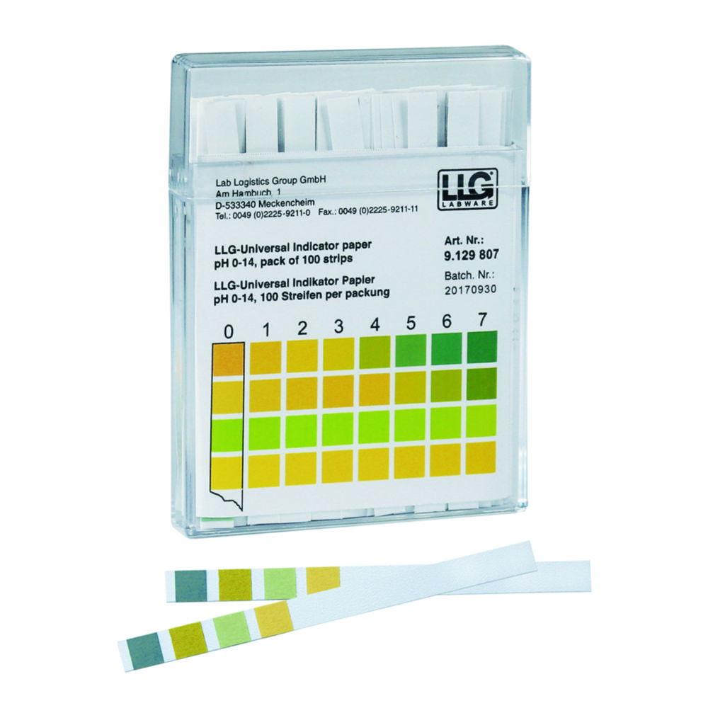 LLG Indicator Paper pH 5.5-9, 100 Strips per Pack