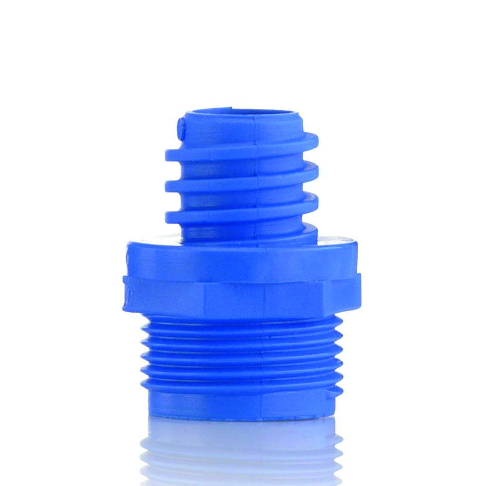 Kautex LDPE Adapter Blue with Seal 6303‑821 for Barrel Stopcock 9139‑997