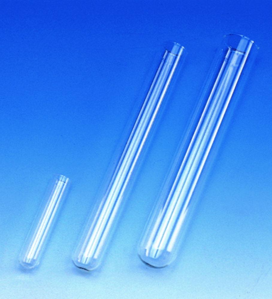 LLG Test Tubes 100 x 30 mm Soda Glass Round Bottom without Rim