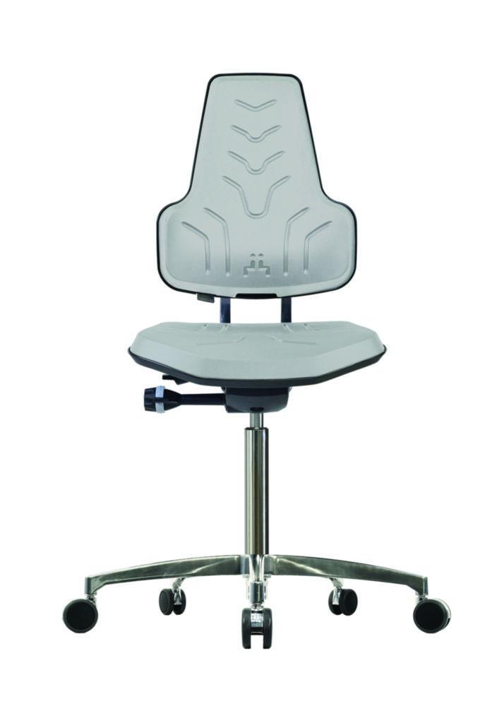 Werksitz Working Chair WS 8220 Werkstar – Light Grey, Height Adjustable (495–640 mm), PUR Integral Foam Seat and Backrest

