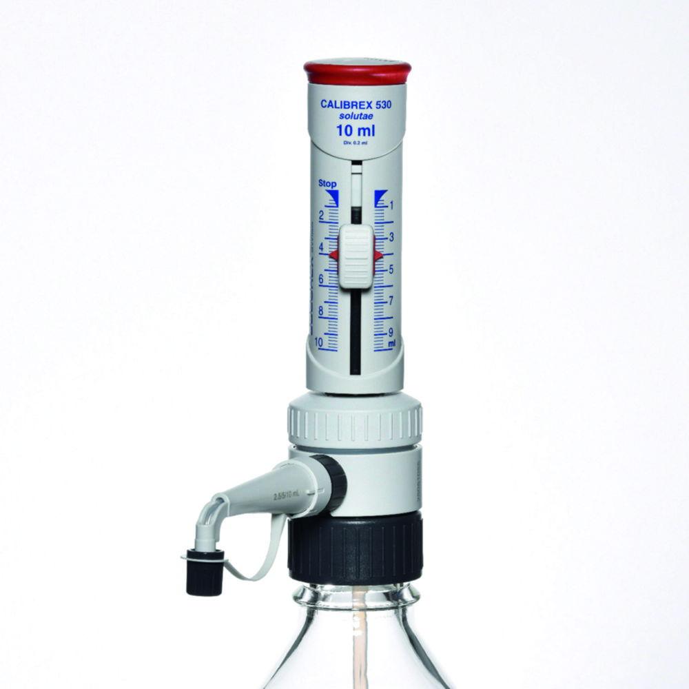 SOCOREX Dispenser Calibrex Solutae 530 1-10 ml, PFA Coated Plunger, Autoclavable