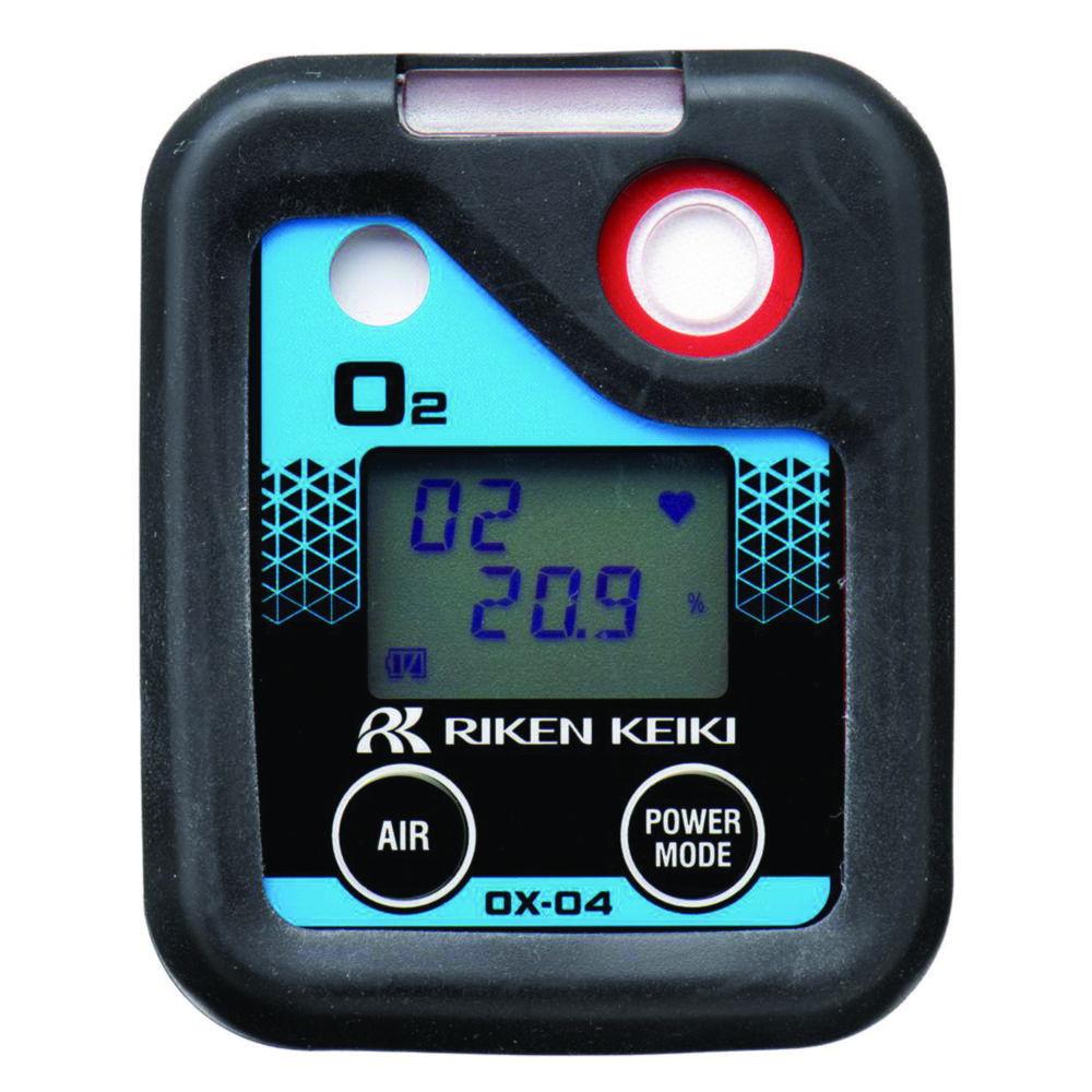 Single gas warning device OX-04 oxygen 0-25.0%, resolution 0.1% with Ni-MH battery