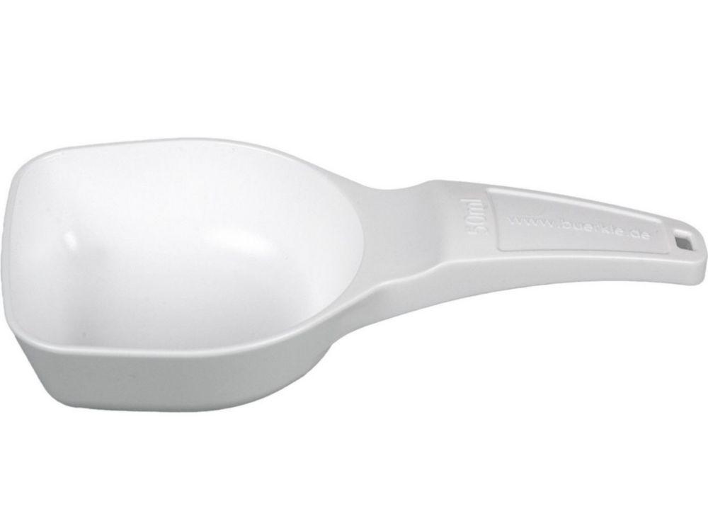 Bürkle Dosage Spoon 50 ml, PS, White, Sterile Pack of 100