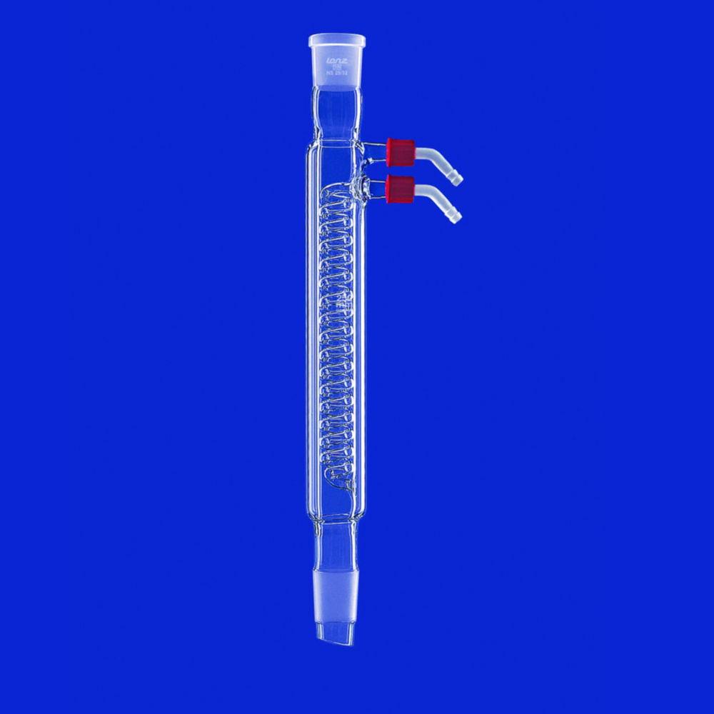 Lenz-Laborglas Coil Condensers (Double Walled), Socket/Cone NS 29/32 Jacket L.mm 160

