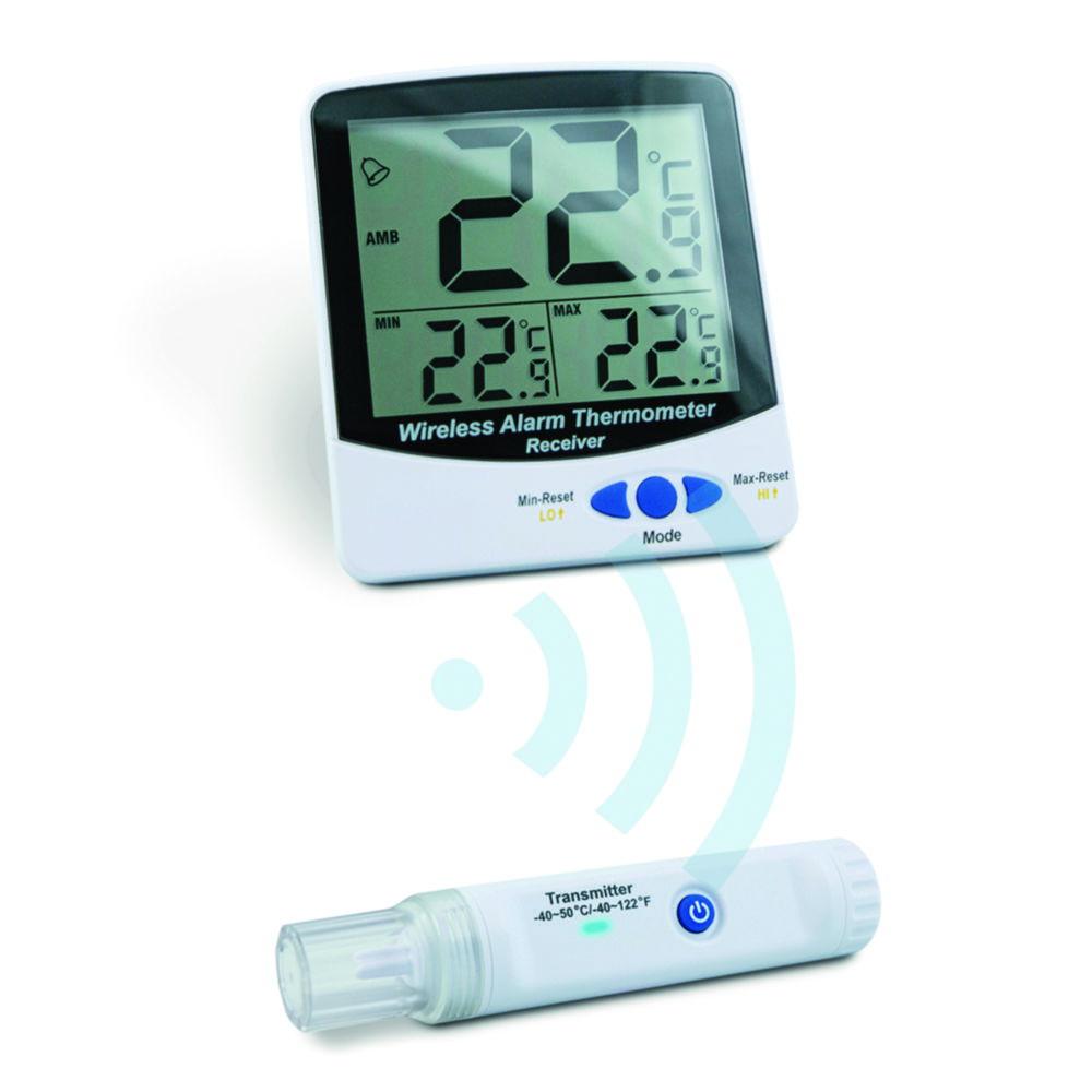 Ludwig Schneider Digital Thermometer Wireless Type 13090 with Factory Test Cert. for Wireless Temp. Probe, 2 Test Points -20°C / +40°C