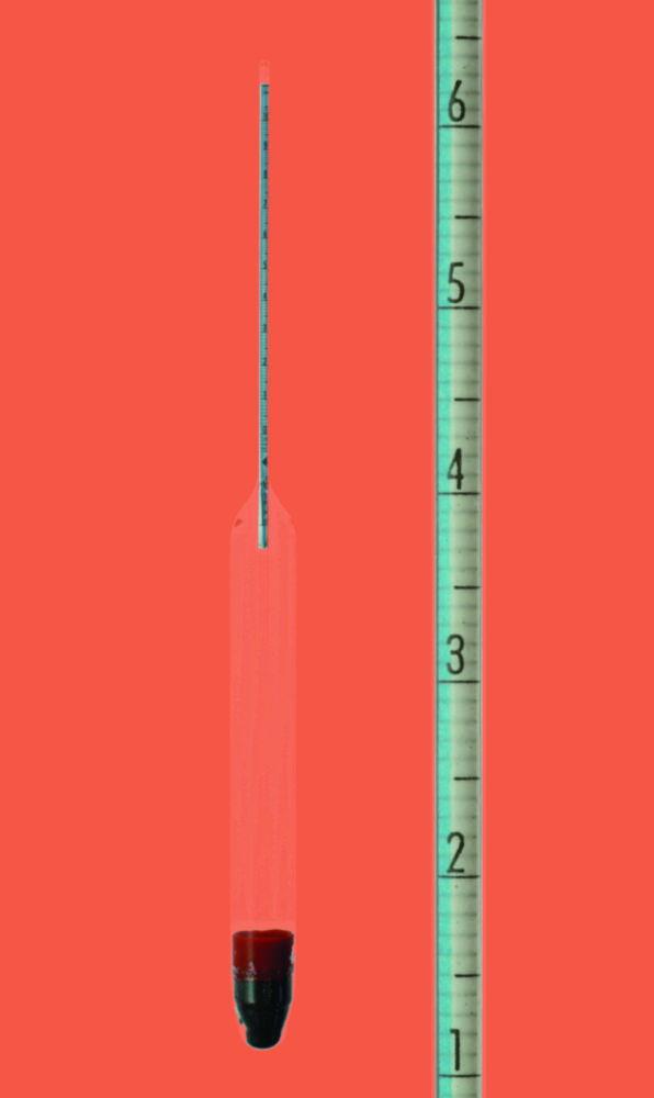 Amarell Baumé Hydrometer 0 - 10 in 1/1 Length 220 mm, Without Thermometer
