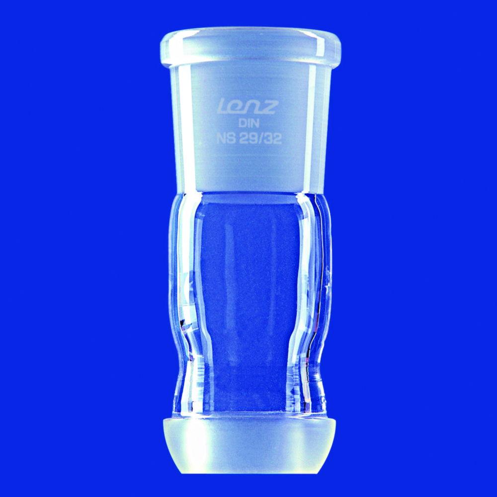 Lenz-Laborglas Adapter, DURAN from NS Cone NS 29/32 to Spherical Joint Ball S 35

