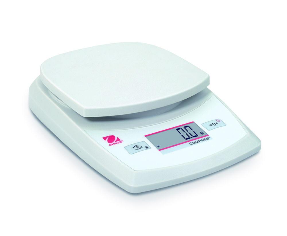 Ohaus Compass CX1201 Portable Balance 1200 g / 0.1 g, Platform Dimensions 132 x 125 mm