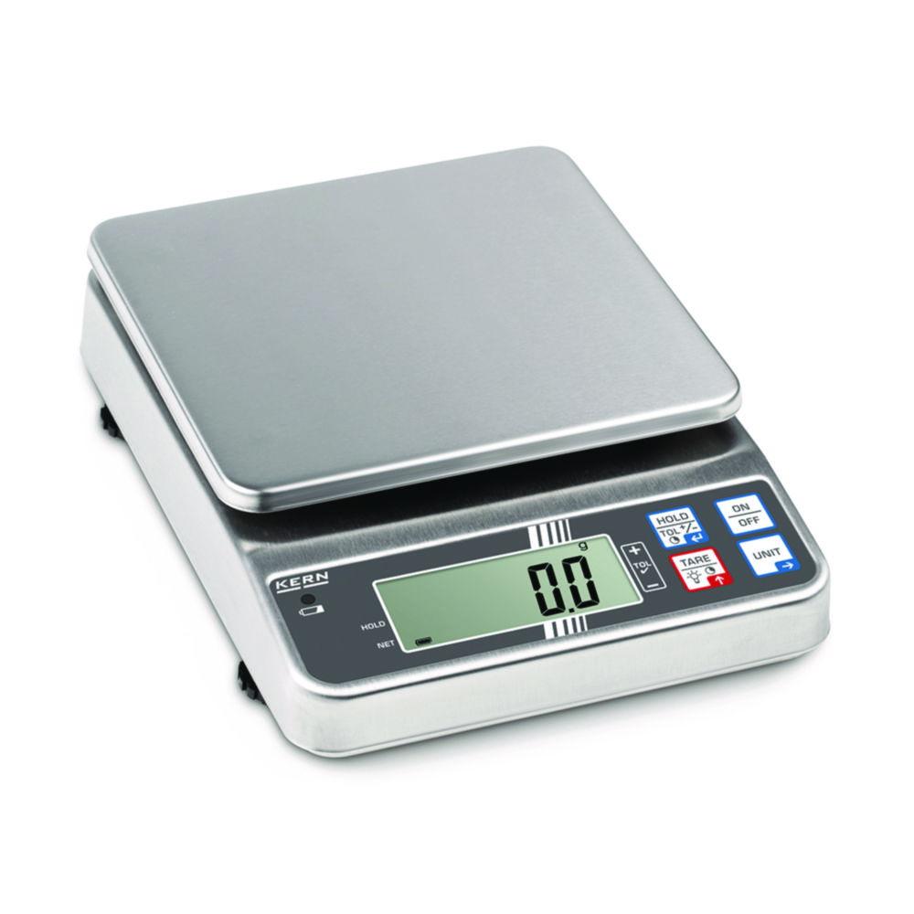 Kern Compact Balance FOB 1.5K0.5, 1500g / 0.5g, Weighing Plate 175x160 mm

