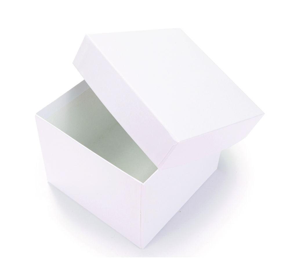 LLG-Cryobox 136x136x100mm white, special, w/o grid pack of 10