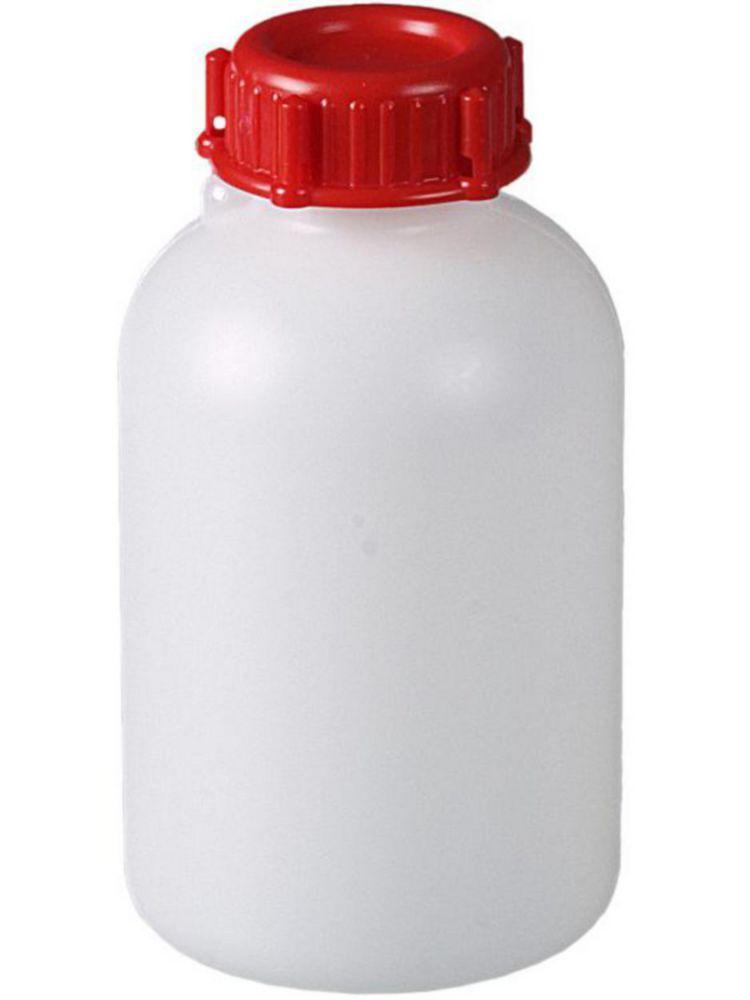 Bürkle HDPE Wide-necked Bottles 250ml Sealable, Ø=64mm, Neck-Ø Inside=25mm