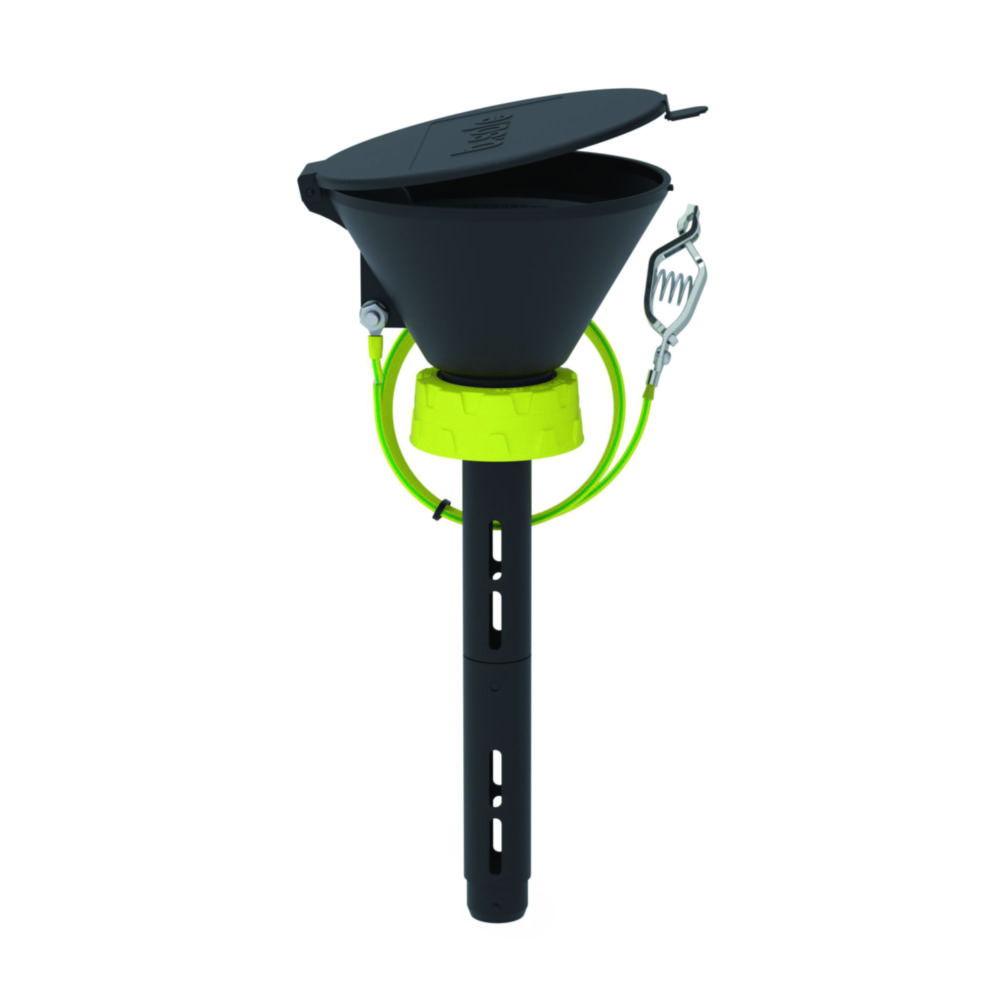 Bohlender b.safe Funnel 130 S 65 – Ø 130 mm, Black, with Lance, Static‑Dissipative PE‑EX