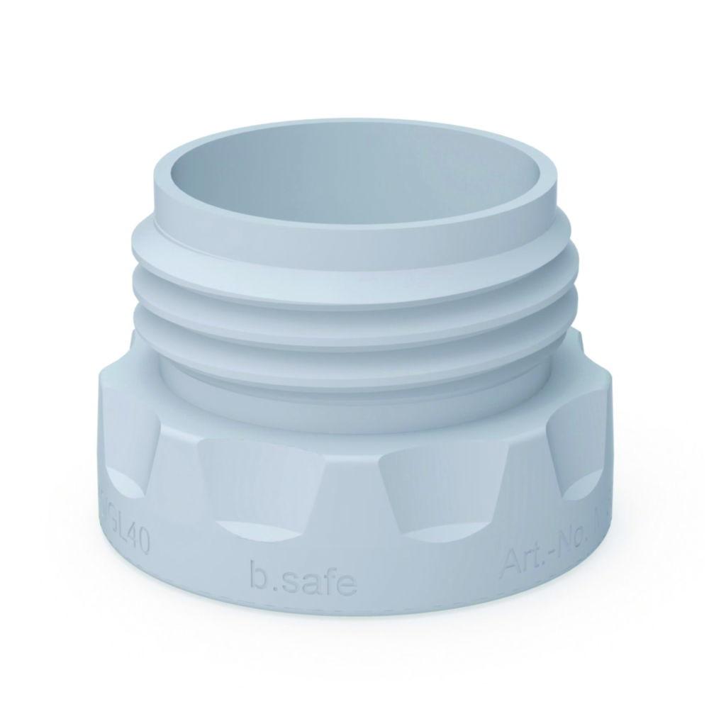 Bohlender b.safe Adaptor GL45 (Male) to S40/GL40 (Female) – Grey, Polypropylene (PP)