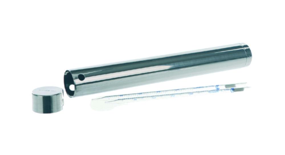 BOCHEM Pipette Box, Round, 380 x 50 mm, 18/8 Steel