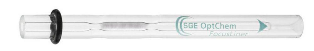 Trajan Scientific SGE OptChem™ Tapered FocusLiner with Pre-fitted O-ring, 2.3 mm ID, 78.5 mm Length, Pack of 1
