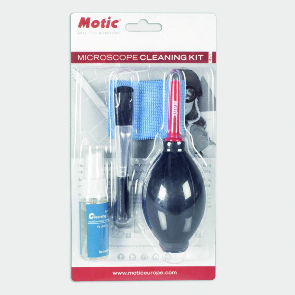 MOTIC Deutschland  Microscope Cleaning Kit, Includes Power Blower, Cleaning Liquid, Cleaning Cloth, Retractable Brush