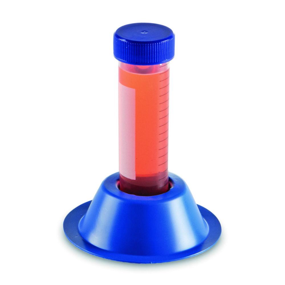 Heathrow Scientific Tube Holder, Friction Fit PS, Blue for 1 Tube of 50ml, Pack of 5