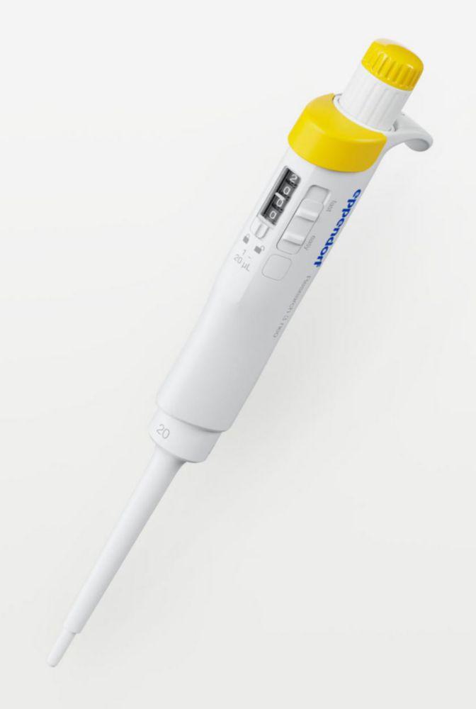Eppendorf Exchange Pipette, Research® 3 Neo BASIC, Single-Channel, Variable, 1–20 µL, Yellow