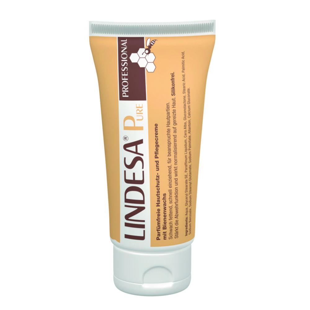 Lindesa® Pure Professional Skin protection cream tube of 100 ml, unperfumed, with beeswax
