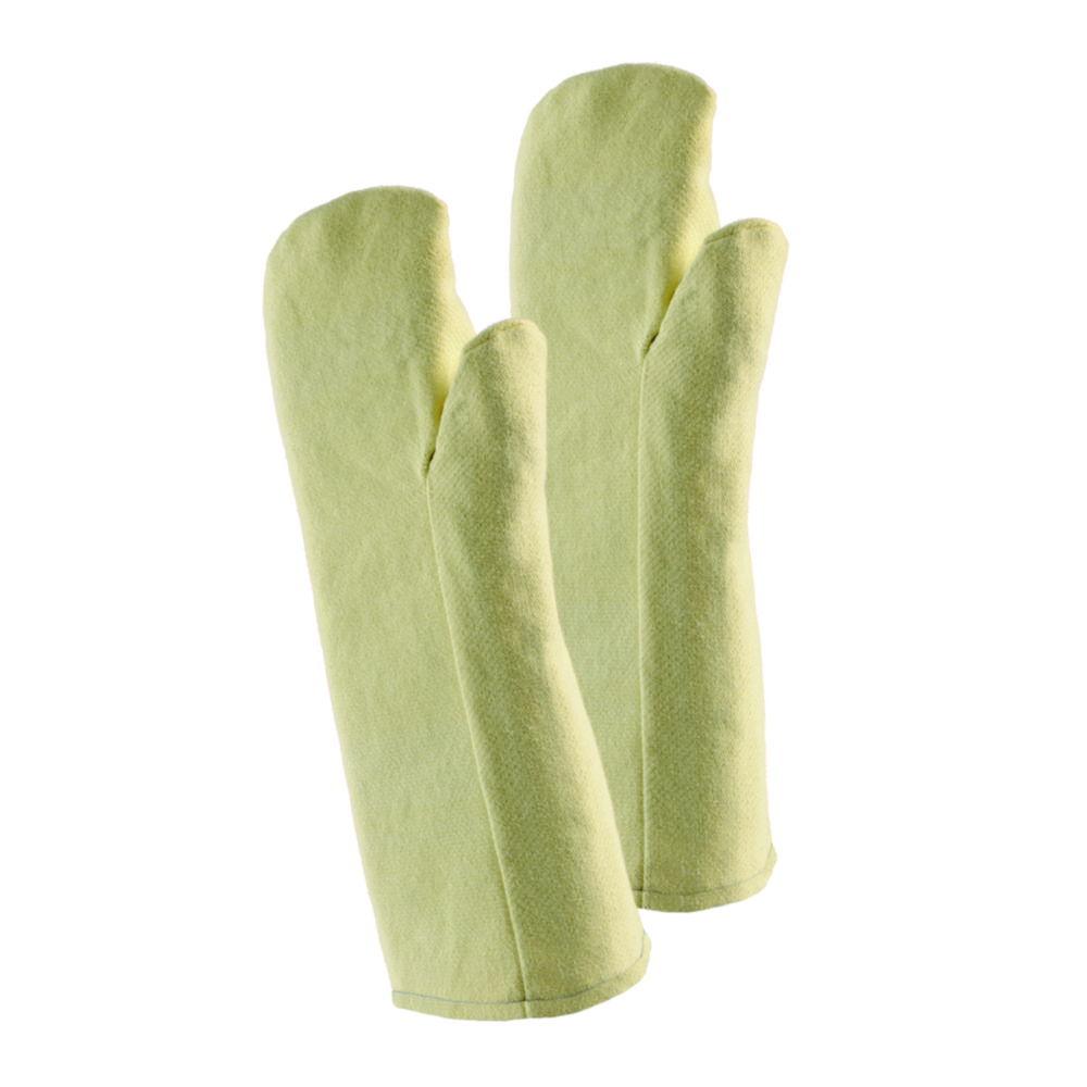 Fist gloves H111B140 up to 500°C aramid netting with special insulation, length ca.400mm, per pair