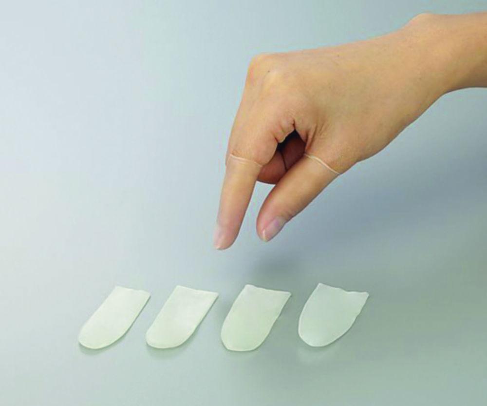 As One ASPURE Finger Cots, Nitrile, Size S, Edge Cut, Pack of 1000

