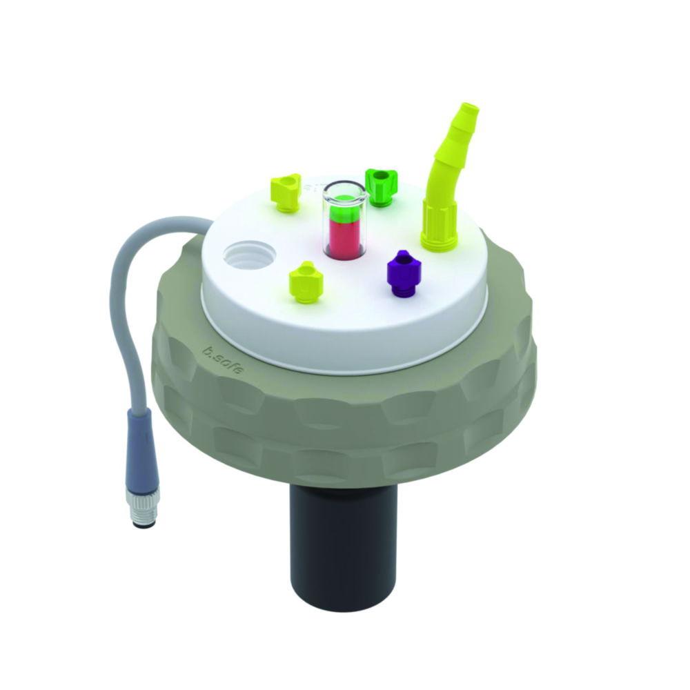 Bohlender b.safe Waste Cap S90 Electronic Fill-Level Control 4x UNF1/4", 1x GL14, 1x NPT1/8"