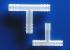 Kartell Tubing Connector, PP, T Shape, 6-7 mm, Transparent